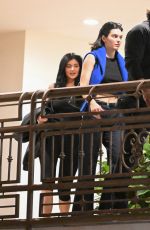 KENDALL and KYLIE JENNER at Sushi Park Restaurant in Los Angeles 09/18/2025