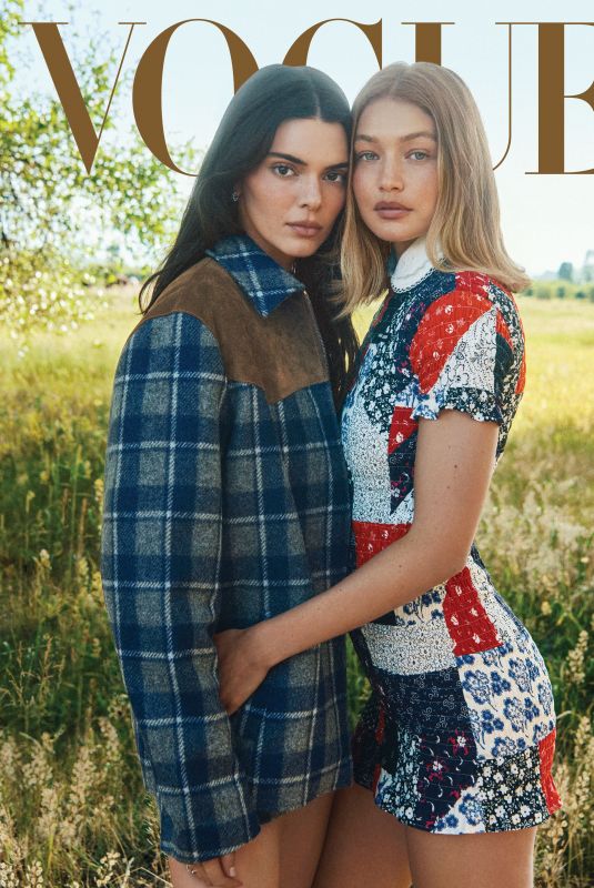 KENDALL JENNER and GIGI HADID for Vogue Magazine, October 2025