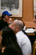 KENDALL JENNER and HAILEY BIEBER at Matsuhisa Restaurant in Beverly Hills 09/16/2025