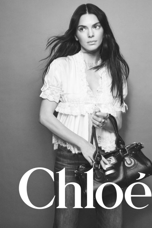 KENDALL JENNER for Chloe Paddington Bag Campaign, September 2025