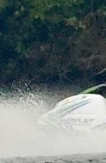 KENDALL JENNER inj Bikini Riding a Jet Ski on a Lake in Washington 08/09/2025