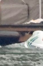 KENDALL JENNER inj Bikini Riding a Jet Ski on a Lake in Washington 08/09/2025