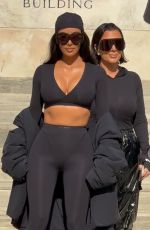 KIM KARDASHIAN Arrives at New York Public Library for SKIMS x Nike Fashion Show 09/24/2025