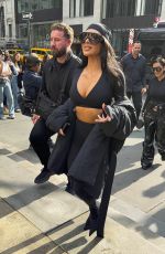 KIM KARDASHIAN Arrives at New York Public Library for SKIMS x Nike Fashion Show 09/24/2025