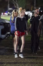 KRISTEN STEWART and DYLAN MEYER Leaves Oasis Concert in Pasadena 09/07/2025