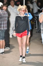 KRISTEN STEWART and DYLAN MEYER Leaves Oasis Concert in Pasadena 09/07/2025