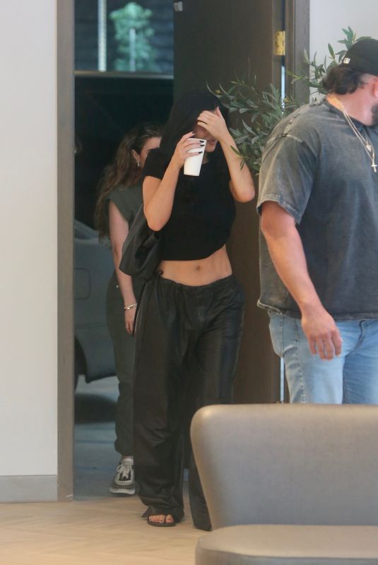 KYLIE JENNER and HAILEY BIEBER Meet up for a Night of Skincare in Beverly Hills 09/19/2025