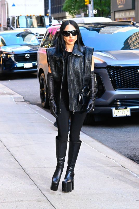 LADY GAGA Arrives at Late Show With Stephen Colbert in New York City 09/08/2025