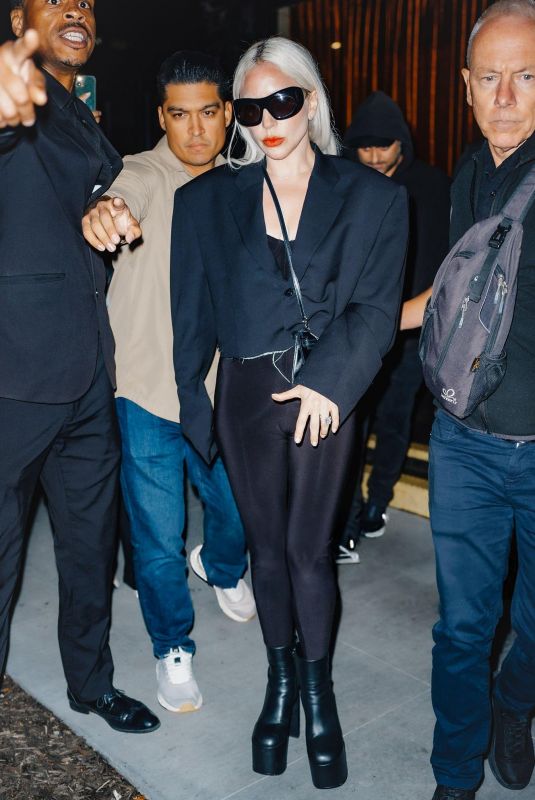 LADY GAGA Out in New York City 08/21/2025
