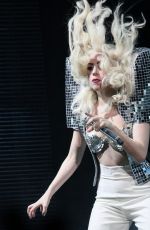 LADY GAGA Performs at the Nokia Theatre in Los Angeles 12/22/2009