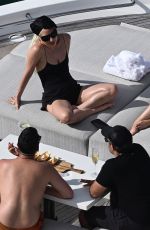 LADYD GAGA and Michael Polansky at a Yacht in Miami 09/02/2025