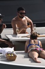 LADYD GAGA and Michael Polansky at a Yacht in Miami 09/02/2025