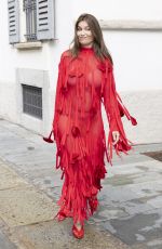 LAETITIA CASTA at Ferragamo Fashion Show at Milan Fashion Week 09/27/2025