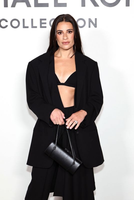 LEA MICHELE at Michael Kors Fashion Show at NYFW in New York 09/11/2025
