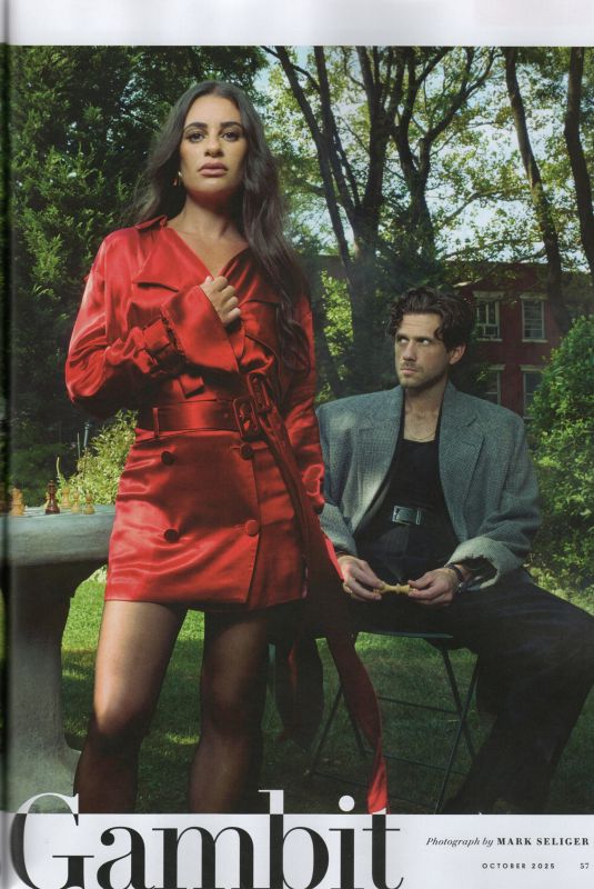 LEA MICHELE for Vanity Fair, October 2025