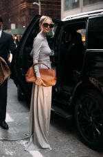 LEONIE HANNE Arrives at Ralph Lauren Fashion Show at New York Fashion Week 09/10/2025