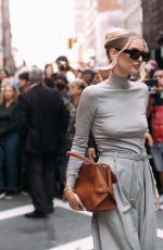 LEONIE HANNE Arrives at Ralph Lauren Fashion Show at New York Fashion Week 09/10/2025
