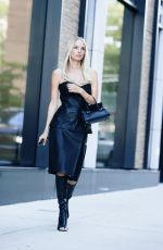 LEONIE HANNE Arrives at Simkhai Fashion Show at New York Fashion Week 09/11/2025