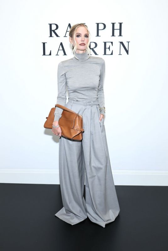 LEONIE HANNE at Ralph Lauren Fashion Show at New York Fashion Week 09/10/2025
