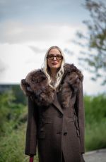 LEONIE HANNE Outside Prada Fashion Show at Milan Fashion Week 09/25/2025
