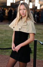 LILA GRACE MOSS at Burberry Fashion Show at London Fashion Week 09/22/2025