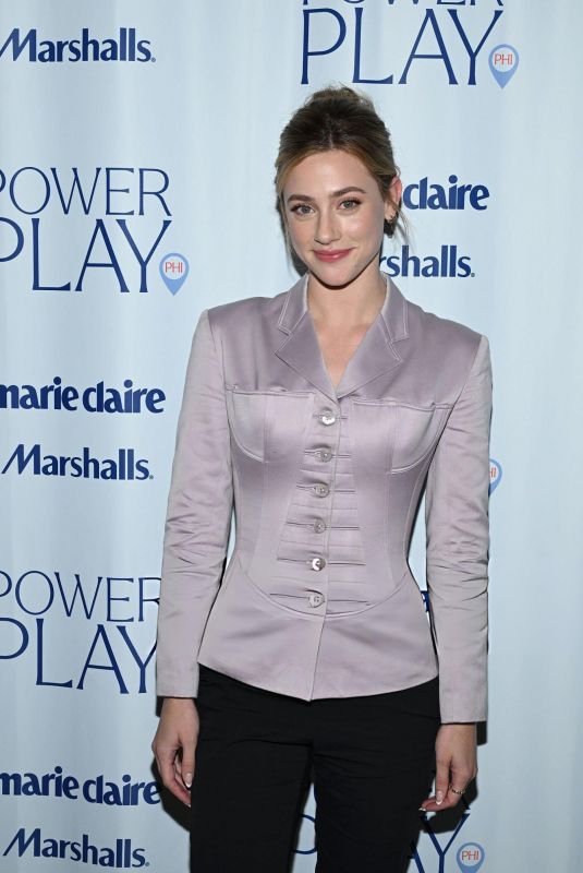LILI REINHART at Marie Claire Power Play Presented by Marshalls in Philadelphia 09/17/2025