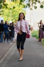 LILY CHEE Arrives at Prada S/S 