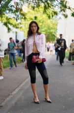 LILY CHEE Arrives at Prada S/S 