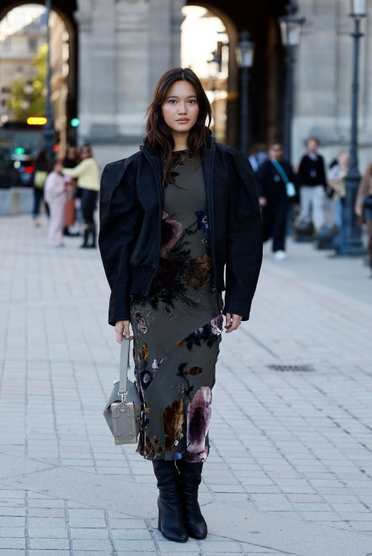 LILY CHEE at Louis Vuitton Fashion Show at Paris Fashion Week 09/30/2025