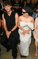 LILY COLLINS at Calvin Klein Fashion Show at NYFW in New York City 09/12/2025