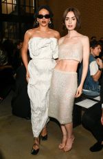 LILY COLLINS at Calvin Klein Fashion Show at NYFW in New York City 09/12/2025