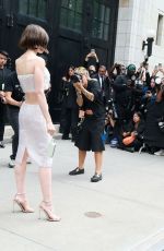 LILY COLLINS for Vogue Magazine at Calvin Klein Fashion Show, September 2025