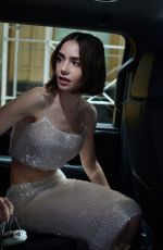 LILY COLLINS for Vogue Magazine at Calvin Klein Fashion Show, September 2025
