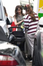 LILY COLLINS on the Set of Close Personal Friends in London 09/18/2025