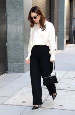 LILY JAMES Arrives at Taping of The View in New York 09/18/2025
