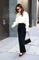 LILY JAMES Arrives at Taping of The View in New York 09/18/2025