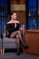 LILY JAMES at Late Night with Seth Meyers 09/15/2025