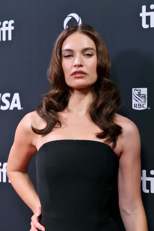 LILY JAMES at Swiped Premiere at 2025 Toronto International Film Festival 09/09/2025