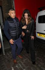 LILY JAMES Leaves Chiltern Firehouse in London 09/28/2025