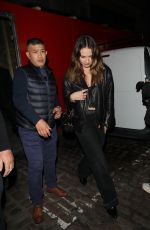 LILY JAMES Leaves Chiltern Firehouse in London 09/28/2025