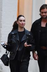 LILY JAMES Out and About in New York 09/18/2025