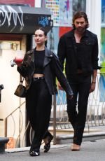 LILY JAMES Out and About in New York 09/18/2025