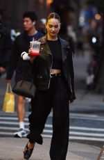 LILY JAMES Out and About in New York 09/18/2025