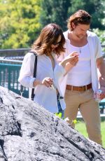 LILY JAMES Out for W walk at Central Park in New York City 09/19/2025