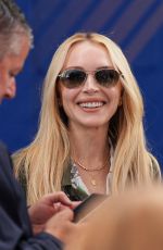LINDSAY LOHAN at 2025 US Open at USTA Billie Jean King National Tennis Center 09/07/2025