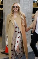 LINDSAY LOHAN at US Open Tennis Championships at USTA Billie Jean King National Tennis Center 08/31/2025