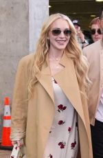 LINDSAY LOHAN at US Open Tennis Championships at USTA Billie Jean King National Tennis Center 08/31/2025