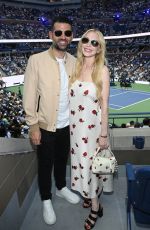 LINDSAY LOHAN at US Open Tennis Championships at USTA Billie Jean King National Tennis Center 08/31/2025