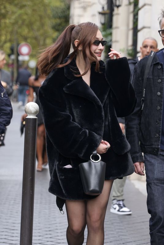 LOLA TUNG Arrives at The Summer I Turned Pretty Season 3 Finale Dinner in Paris 09/16/2025