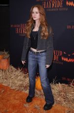 MADELAINE PETSCH at Los Angeles Haunted Hayride at Griffith Park 09/26/2025